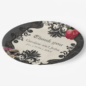 Assiettes En Carton Magnifique conception gothique (Angle)