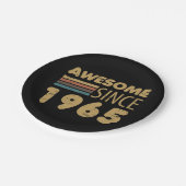 Assiettes En Carton Magnifique depuis 1965 60e anniversaire (Angle)