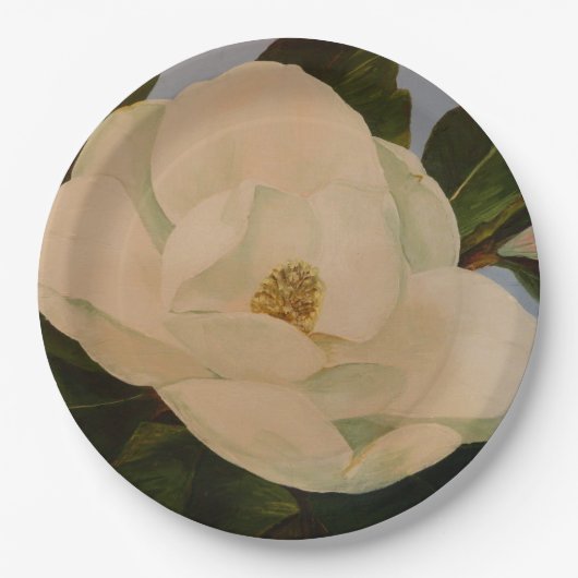Assiettes En Carton Magnolia Bloom (Devant)