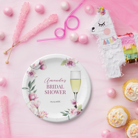 Assiettes En Carton Magnolia Brunch and Bubbly   (Fête)