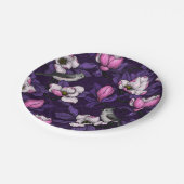 Assiettes En Carton Magnolia en floraison et tireur 4 (Angle)