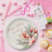 Assiettes En Carton Magnolia Willow Plaques papier pour fête d'anniver (Fête)