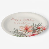 Assiettes En Carton Magnolia Willow Plaques papier pour fête d'anniver (Angle)