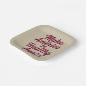 Assiettes En Carton MAHA Rendre l'Amérique en santé patriotique (Angulaire)