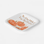Assiettes En Carton Mahjong Dot Crack Bam Watercolor Pumpkins (Angulaire)