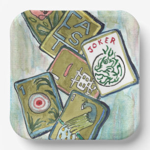 Assiettes En Carton Mahjong Tiles