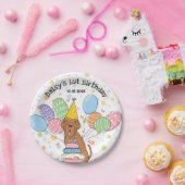 Assiettes En Carton Mahogany Neapolitain Mastiff Chien fête d'annivers (Fête)