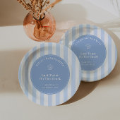 Assiettes En Carton Main Whimsical Tiré Dernier Toast Sur La Fête Côti