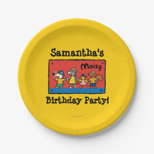 Assiettes En Carton Mains de prise de Maisy et de meilleurs amis