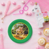 Assiettes En Carton Maïs de Chipmunk (Fête)