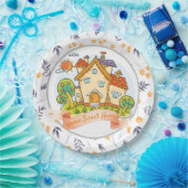 Assiettes En Carton Maison Douce Maison (Fête)
