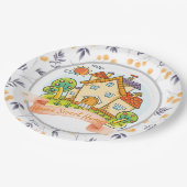 Assiettes En Carton Maison Douce Maison (Angle)
