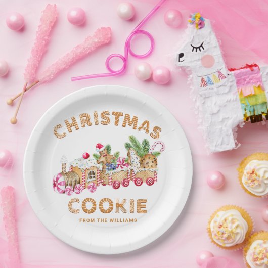 Assiettes En Carton Maison en pain d'épice Échange de biscuits Noël fê (Fête)