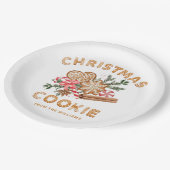 Assiettes En Carton Maison en pain d'épice Échange de biscuits Noël fê (Angle)