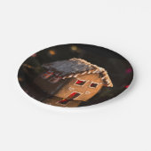 Assiettes En Carton Maison en pain d'épices (Angle)