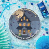 Assiettes En Carton Maison Hantée À Minuit (Fête)