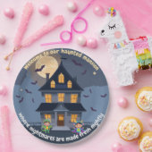 Assiettes En Carton Maison Hantée À Minuit (Fête)