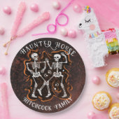 Assiettes En Carton Maison hantée du Parti d'Halloween (Fête)