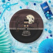 Assiettes En Carton Maison haunted (Fête)