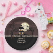 Assiettes En Carton Maison haunted (Fête)