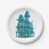 Assiettes En Carton Maison haunted (Devant)