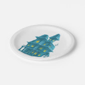 Assiettes En Carton Maison haunted (Angle)