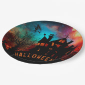 Assiettes En Carton Maison haunted (Angle)