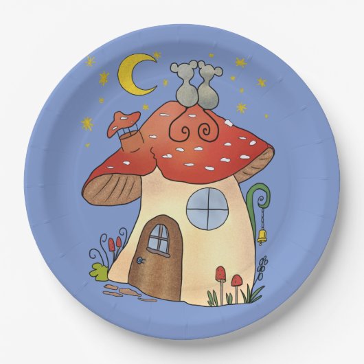 Assiettes En Carton Maison pas fameuse (Devant)