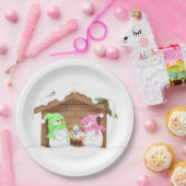 Assiettes En Carton Maître des neiges de Noël (Fête)