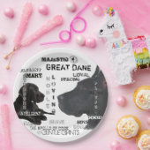 Assiettes En Carton Majestic Great Danes (Fête)