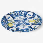 Assiettes En Carton Majolica, citron, tuiles siciliennes, Carrelage en (Angle)