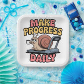 Assiettes En Carton Make Progress Daily (Fête)