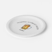 Assiettes En Carton Making 50 Great Again Beer Birthday Party (Angle)