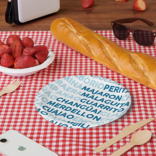 Assiettes En Carton Malaguita (Pique-nique)