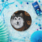 Assiettes En Carton Malamute d'Alaska (Fête)