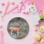 Assiettes En Carton Mâle de velours (Fête)