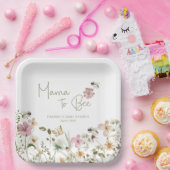 Assiettes En Carton Mama to Bee Baby shower (Fête)