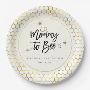 Assiettes En Carton Maman À Être Baby shower