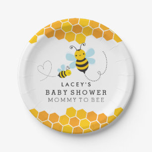 Assiettes En Carton Maman À Être Baby shower Plaques en papier