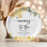 Assiettes En Carton Maman à être bourde baby shower abeille<br><div class="desc">Mommy to bee bumble bee baby shower Plaques en papier Les articles correspondants sont disponibles.</div>