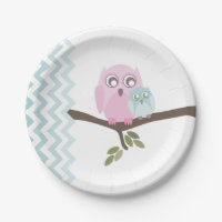 Maman + Baby shower de hibou de bébé