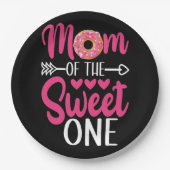 Assiettes En Carton Maman de la douce âne saupoudrée (Devant)