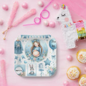 Assiettes En Carton Maman doit être garçon Baby shower Plaque de papie (Fête)