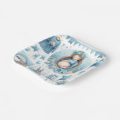 Assiettes En Carton Maman doit être garçon Baby shower Plaque de papie (Angulaire)