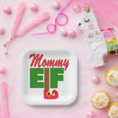 Assiettes En Carton Maman Elf (Fête)