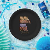 Assiettes En Carton Maman. Maman. Maman. Bruh (Fête)