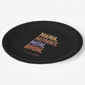 Assiettes En Carton Maman. Maman. Maman. Bruh (Angle)