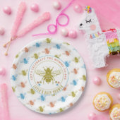 Assiettes En Carton Maman to Bee Baby shower (Fête)