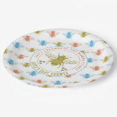 Assiettes En Carton Maman to Bee Baby shower (Angle)