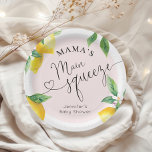 Assiettes En Carton Mamas au citron rose principal presser les serviet<br><div class="desc">Mamas citron rose principal presser serviettes de baby shower Plaques de papier Articles correspondants disponibles.</div>